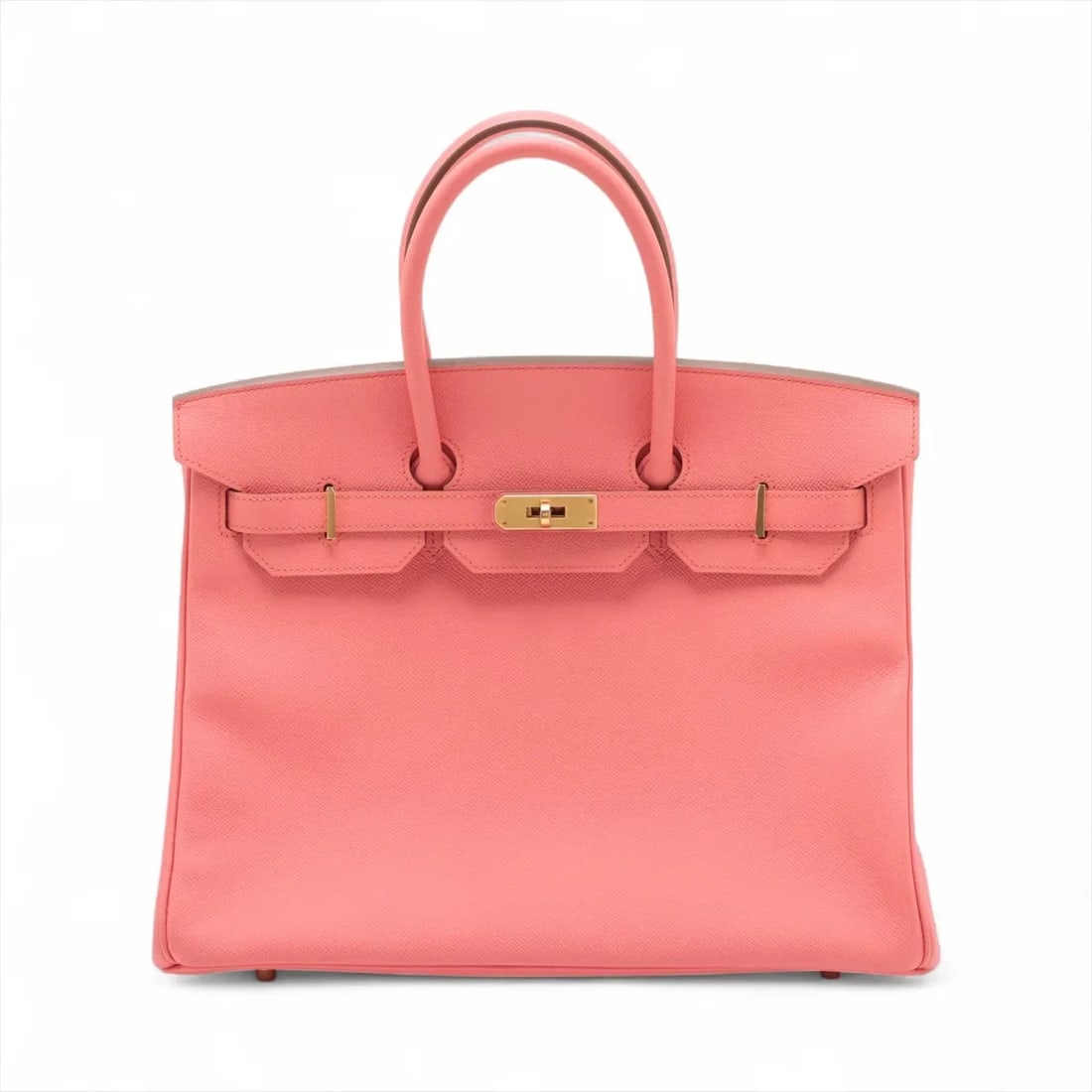 HERMES BIRKIN 35 LE TOURNAY VEAU EPSOM FLAMINGO: Hermes Birkin 35 Le Tournay Veau Epsom Flamingo Brand: Hermès Type: Hand bag Material: Veau Epsom Color: Flamingo Size: Height:10.4inch Length:13.8inch Depth:7.1inch Handle height:4.1inch Accessor