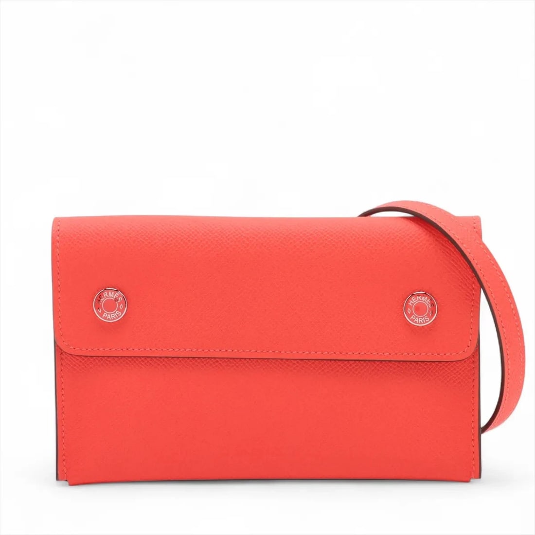 HERMES HERMES SNAP TOGO VEAU EPSOM ORANGEFIELD: Hermes Hermes snap Togo Veau Epsom Orangefield Brand: Hermès Type: Shoulder bag Material: Veau Epsom Color: Orangefield Size: Height:4.5inchLength:7.3inchDepth:1.6inch Accessories: None Ac