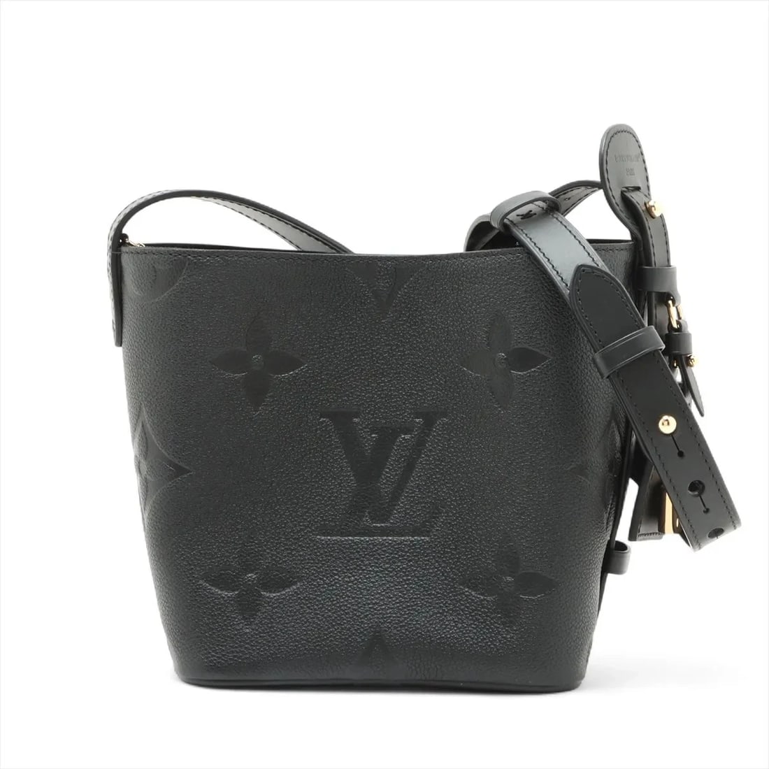 LOUIS VUITTON MONOGRAM EMPREINTE ALL IN BB: Louis Vuitton monogram empreinte All in BB Brand: Louis Vuitton Type: Shoulder bag Material: none Color: Black Size: Height:7.1inchLength:6.7inchDepth:4.9inch Accessories: None Accessories