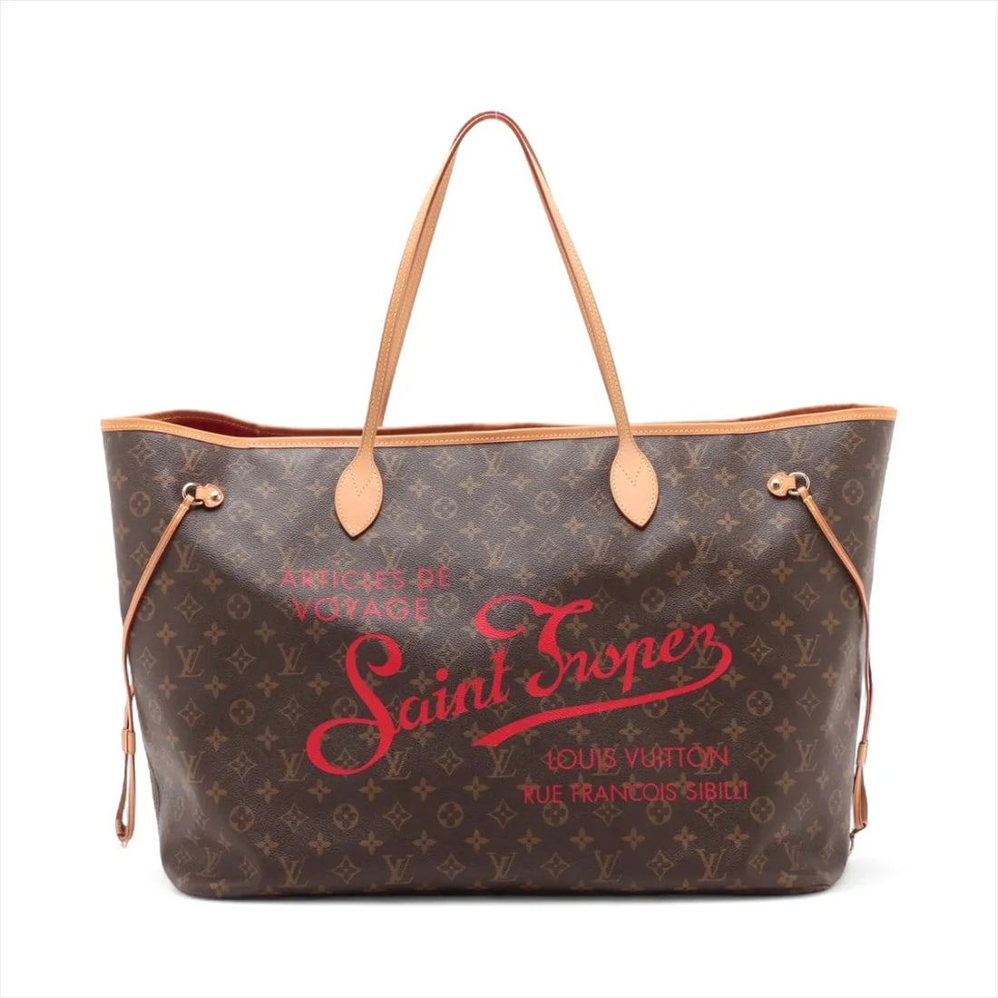 LOUIS VUITTON MONOGRAM NEVERFULL XL: Louis Vuitton Monogram Neverfull XL Brand: Louis Vuitton Type: Tote bag Material: None Color: Brown Size: Height:14.6inch Length:19.7inch Depth:8.3inch Handle height:9.6inch Accessories: None