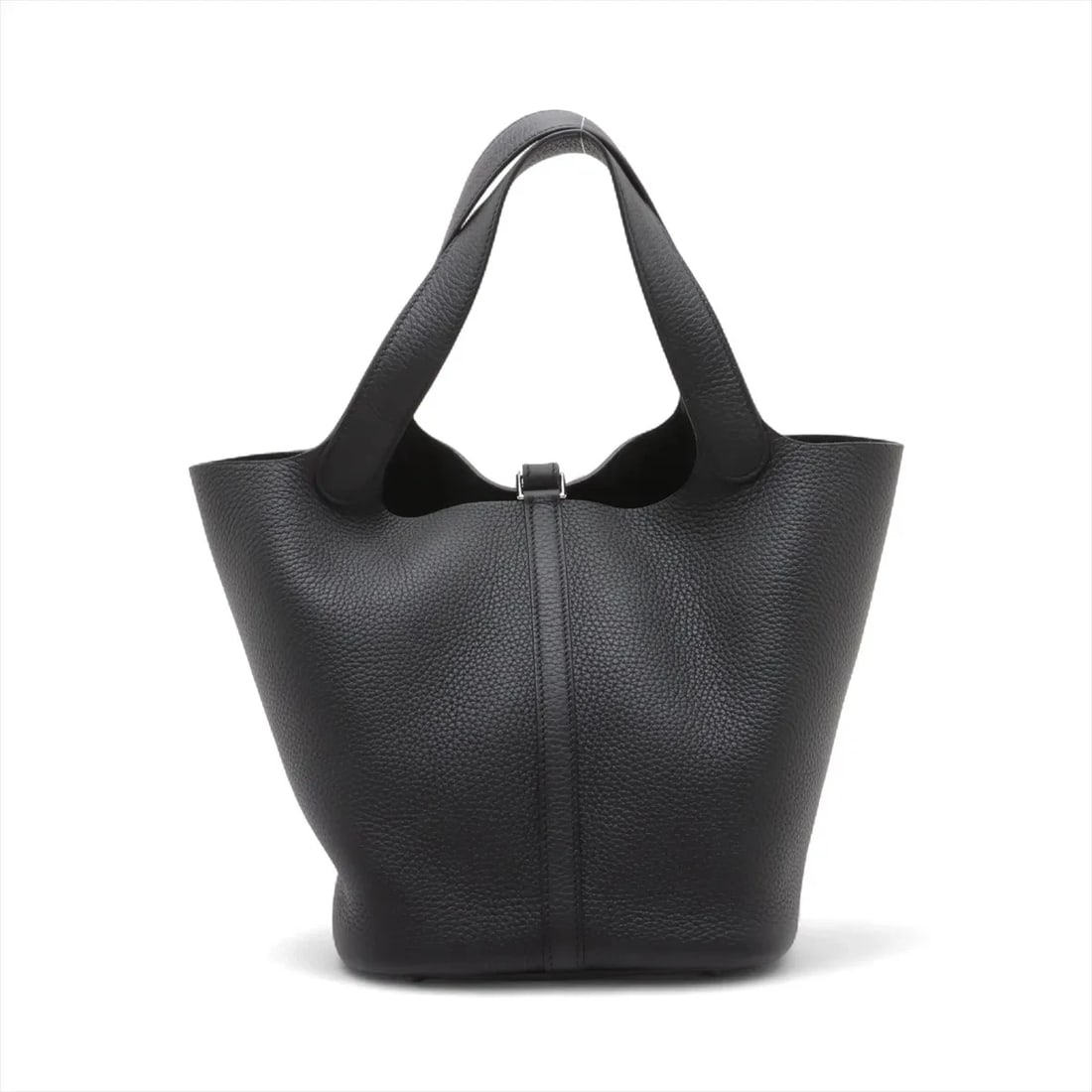 HERMES PICOTIN LOCK 22 MM TAURILLON CLEMENCE: Hermes Picotin Lock 22 MM Taurillon Clemence Brand: Hermès Type: Hand bag Material: Taurillon Clemence Color: Black Size: Height:8.5inch Length:8.7inch Depth:6.9inch Handle height:6.3inch Accessor