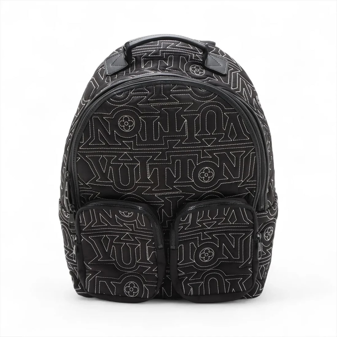 LOUIS VUITTON SNOW CAPSULES COLLECTION BACKPACK: Louis Vuitton snow capsules Collection Backpack Brand: Louis Vuitton Type: Backpack Material: none Color: Black Size: Height:16.7inchLength:11.8inchDepth:6.1inch Accessories: None Accessor