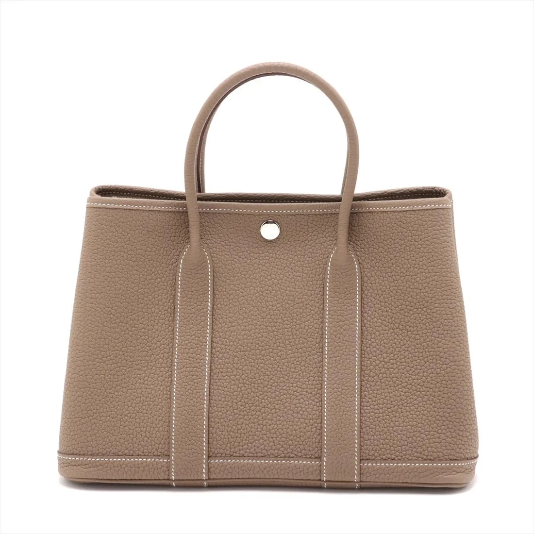 HERMES GARDEN PARTY 30 TPM NEGONDA ETOUPE: Hermes Garden Party 30 TPM Negonda Etoupe Brand: Hermès Type: Tote bag Material: Negonda Color: Etoupe Size: Height:8.3inchLength:11.8inchDepth:5.5inch Accessories: None Accessories Notice: When