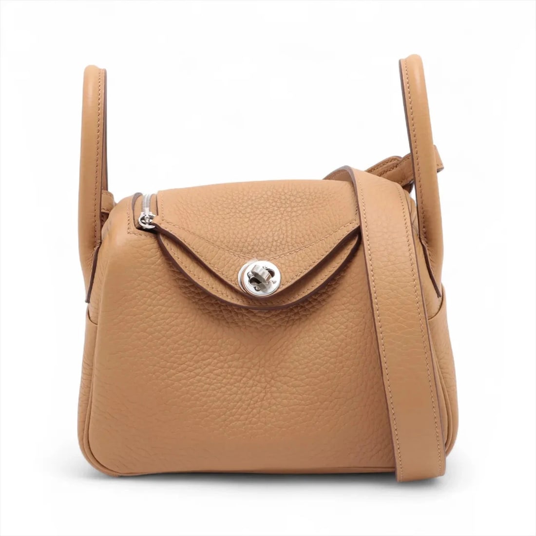 HERMES LINDY MINI 20 TAURILLON CLEMENCE BISCUITS (1 of 4)