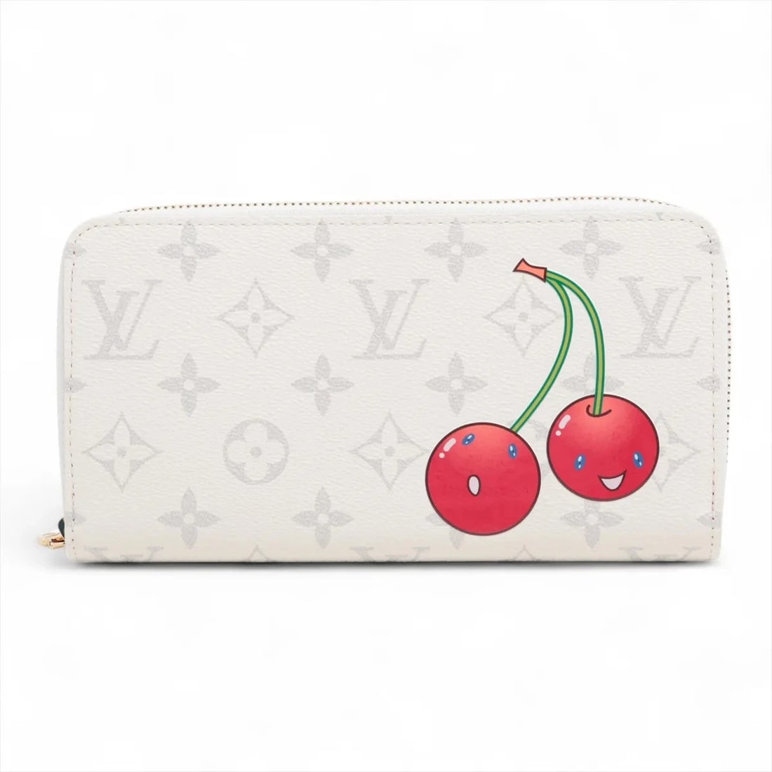 LOUIS VUITTON LV×TM ZIPPY WALLET: Louis Vuitton LV×TM Zippy Wallet Brand: Louis Vuitton Type: Long Wallet Material: none Color: Red x white Size: Height:4.1inchLength:7.7inchDepth:0.8inch Accessories: None Accessories Noti