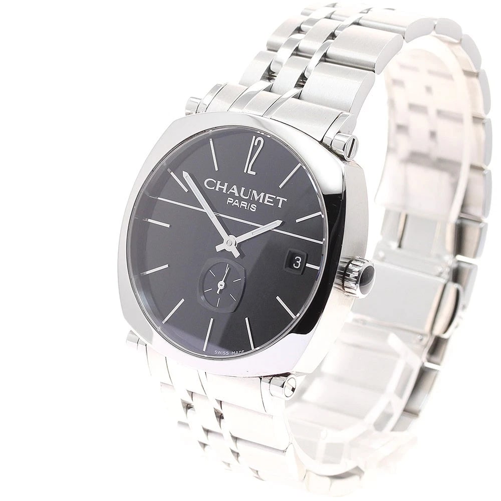 CHAUMET DANDY BLACK AUTOMATIC WATCH - 2