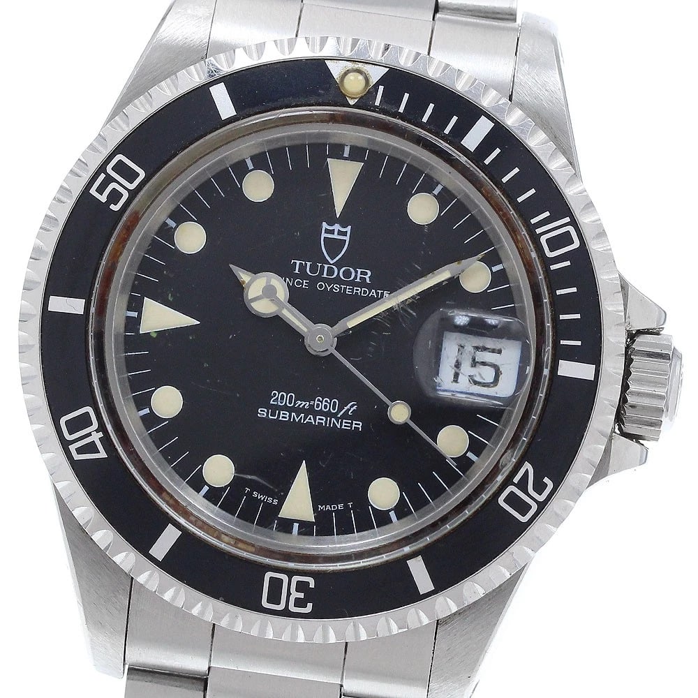 TUDOR PRINCE OYSTER DATE SUBMARINER BLACK AUTOMATIC (1 of 3)