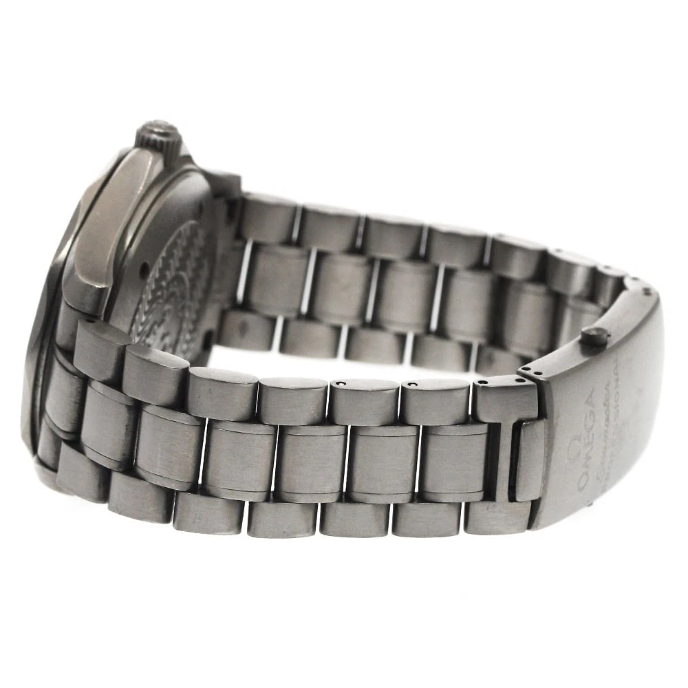 OMEGA SEAMASTERDATE BLACK AUTOMATIC WATCH - 5