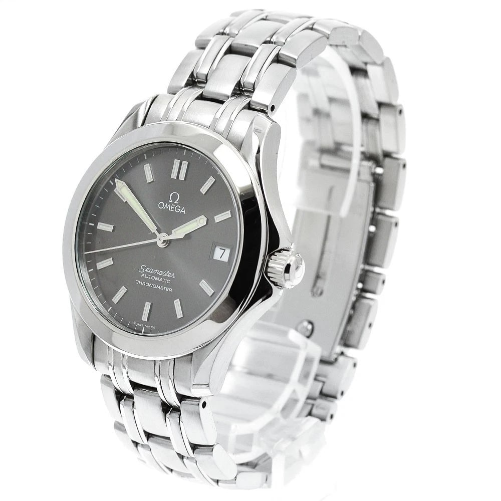 OMEGA SEAMASTER CHRONOMETER GRAY AUTOMATIC WATCH - 2