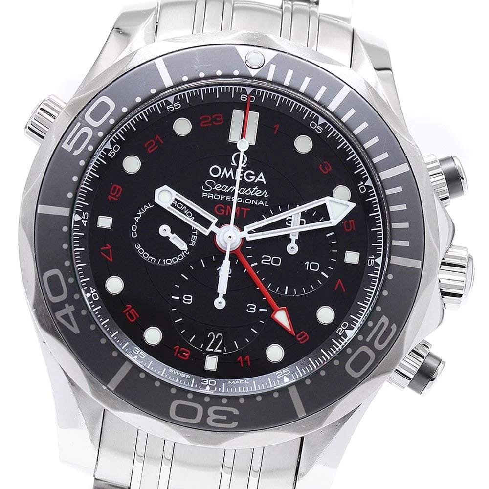 OMEGA SEAMASTER DIVER AUTOMATIC WATCH: OMEGA Seamaster Diver Automatic Watch Brand: OMEGA Type: Wristwatch Material: Band Material Stainless Steel, Case Material Stainless Steel Color: Band Color Silver, Dial Colorblack, Case ColorSilver S