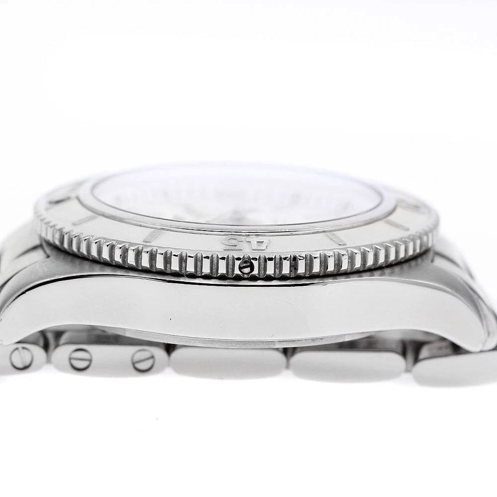 BREITLING SUPER OCEAN DATE WHITE AUTOMATIC WATCH - 5