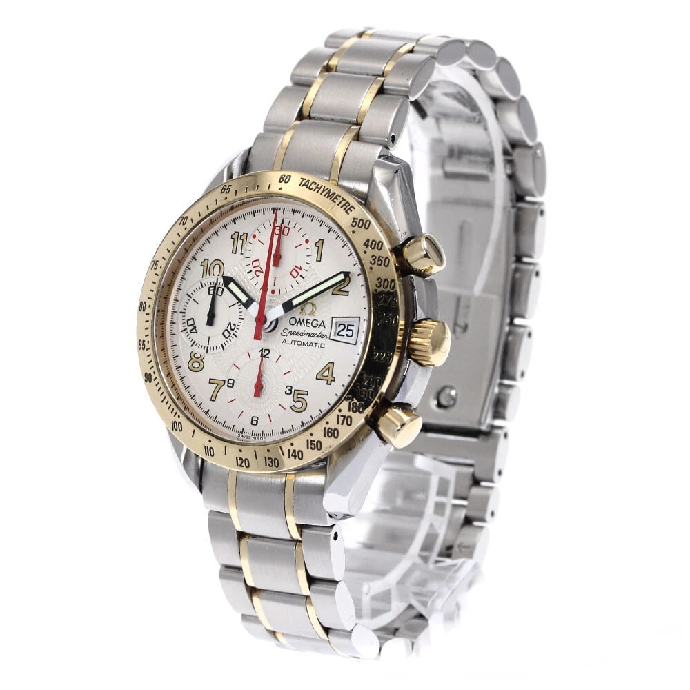 OMEGA SPEEDMASTER DATE CHRONOGRAPH SILVER AUTOMATIC - 2