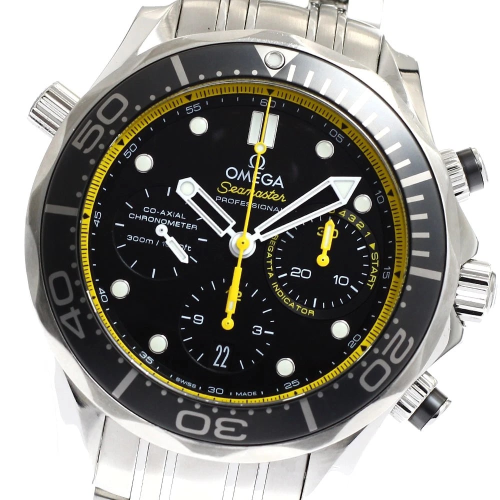 OMEGA SEAMASTER DIVER CO-AXIAL WATCH: OMEGA Seamaster Diver Co-Axial Watch Brand: OMEGA Type: Wristwatch Material: Band Material Stainless Steel, Case Material Stainless Steel Color: Band Color Silver, Dial Colorblack, Case ColorSilver