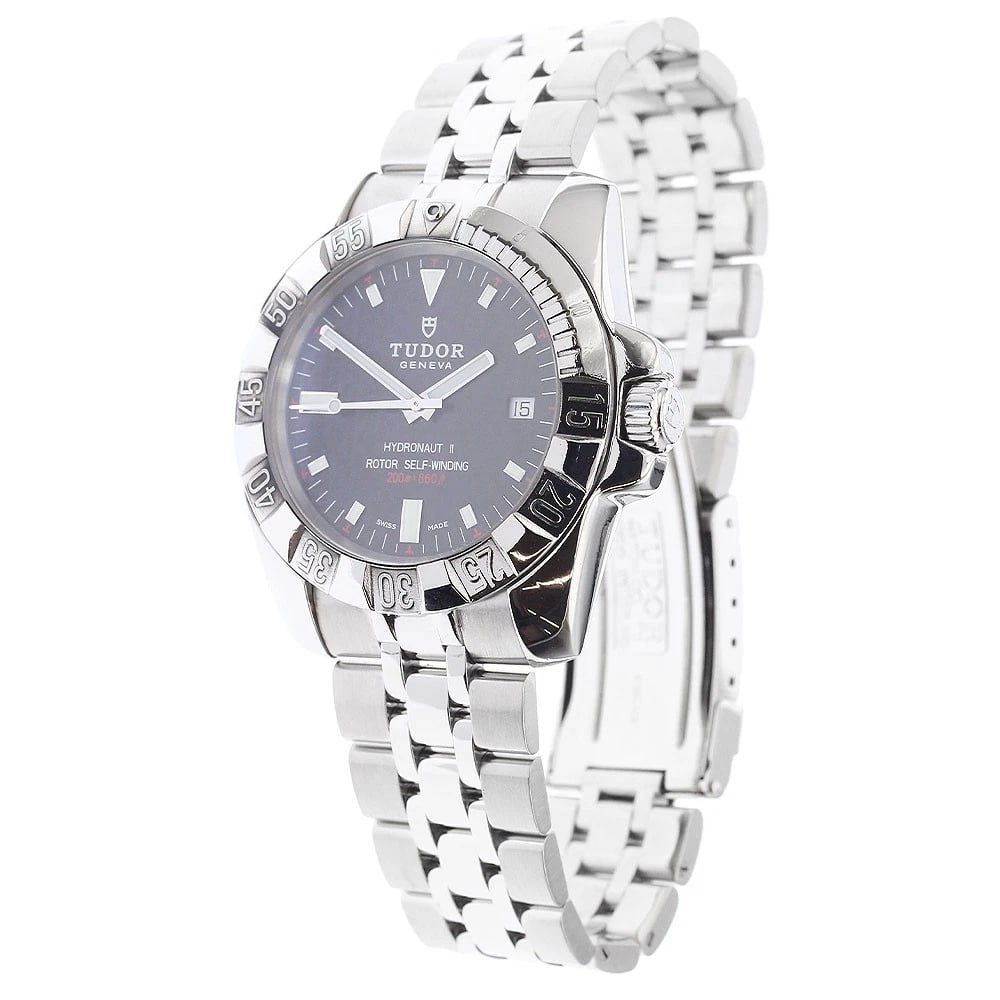 TUDOR HYDRONAUT DATE BLACK AUTOMATIC WATCH - 2