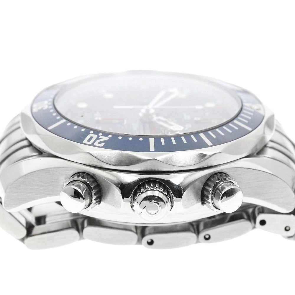 OMEGA SEAMASTER DATE CHRONOGRAPH NAVY AUTOMATIC - 4