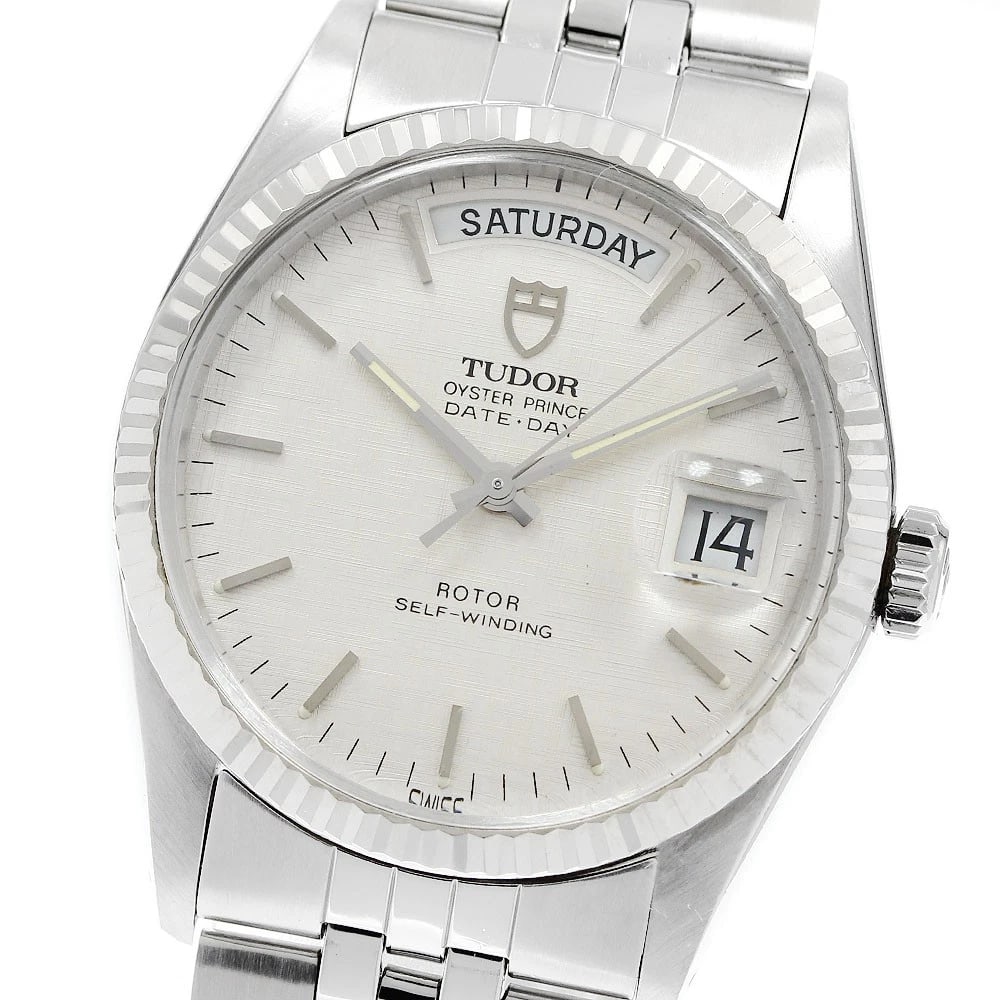 TUDOR OYSTER PRINCE DATE BEZEL SILVER AUTOMATIC: TUDOR Oyster Prince Date bezel Silver Automatic Brand: TUDOR Type: Wristwatch Material: Band Material Stainless Steel, Case Material Stainless Steel/WG Color: Band Color Silver, Dial ColorSilver, Case