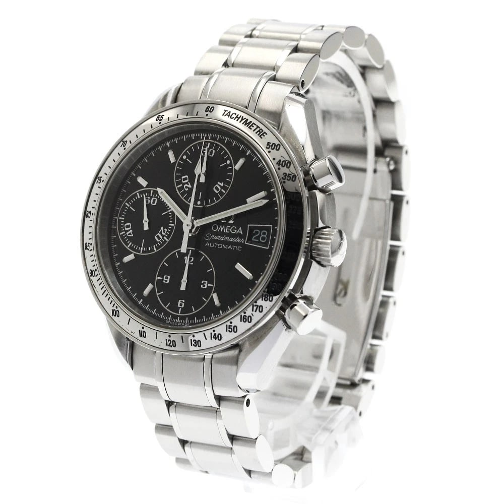 OMEGA SPEEDMASTER DATE CHRONOGRAPH BLACK AUTOMATIC - 2