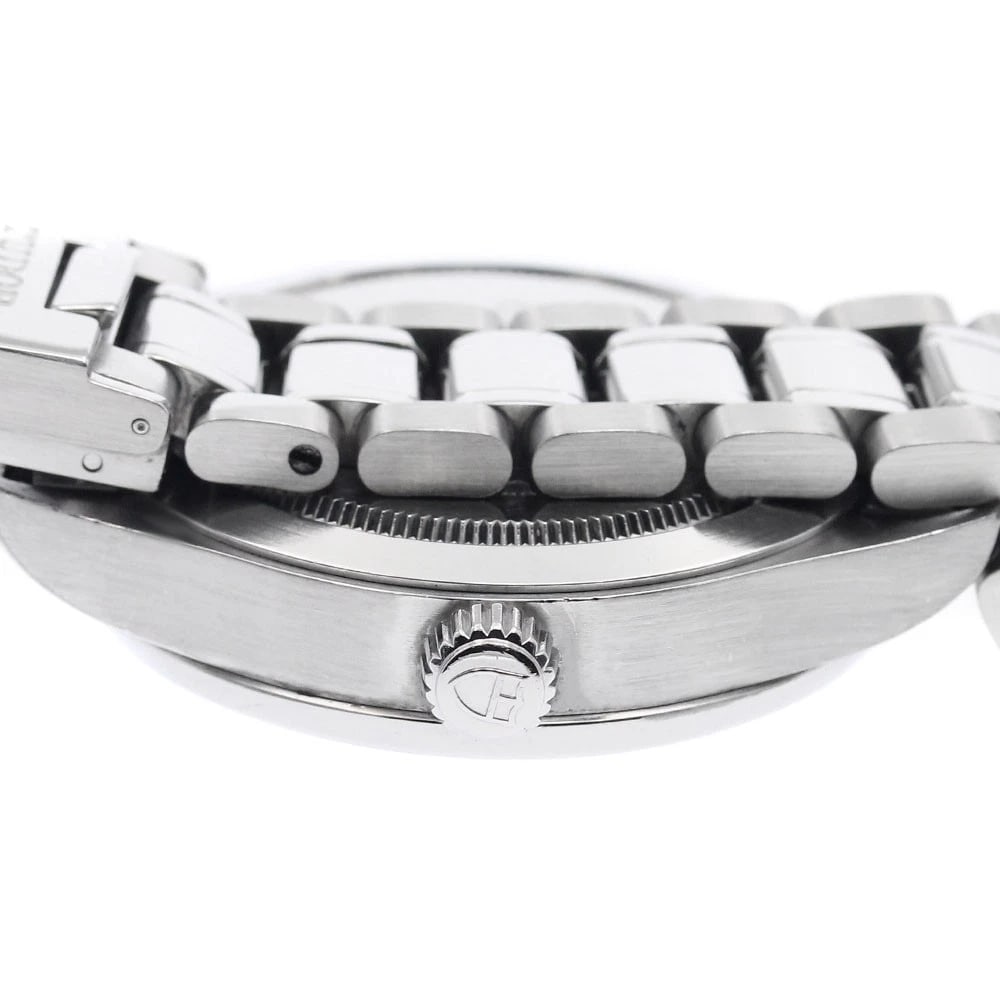 TUDOR STYLE DATE DIAMOND SILVER AUTOMATIC WATCH - 4