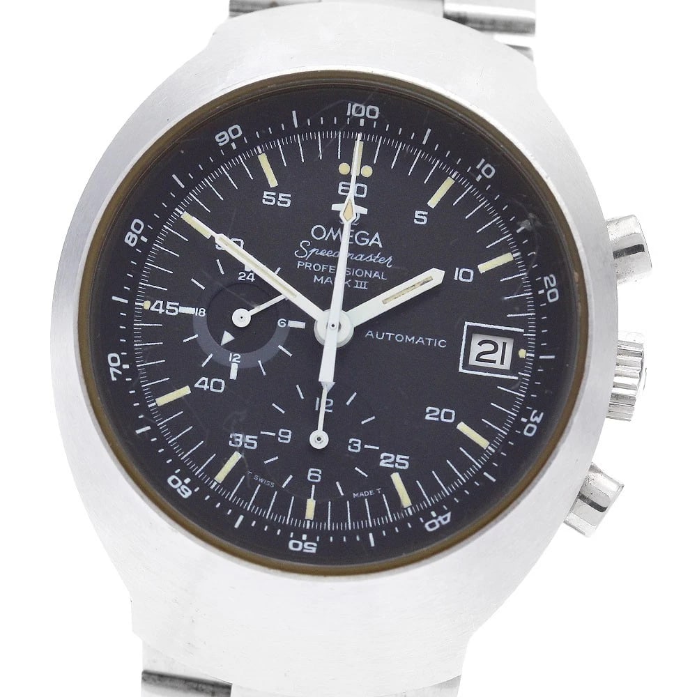 OMEGA SPEEDMASTER PROFESSIONAL WATCH: OMEGA Speedmaster Professional Watch Brand: OMEGA Type: Wristwatch Material: Band Material Stainless Steel, Case Material Stainless Steel Color: Band Color Silver, Dial Colorblack, Case ColorSilver Si