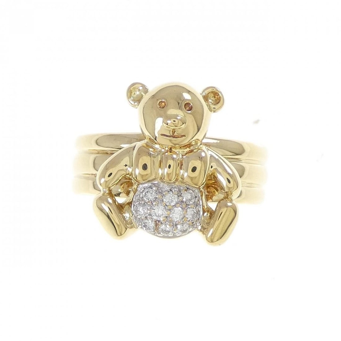 PONTE VECCHIO BEAR DIAMOND RING - 2
