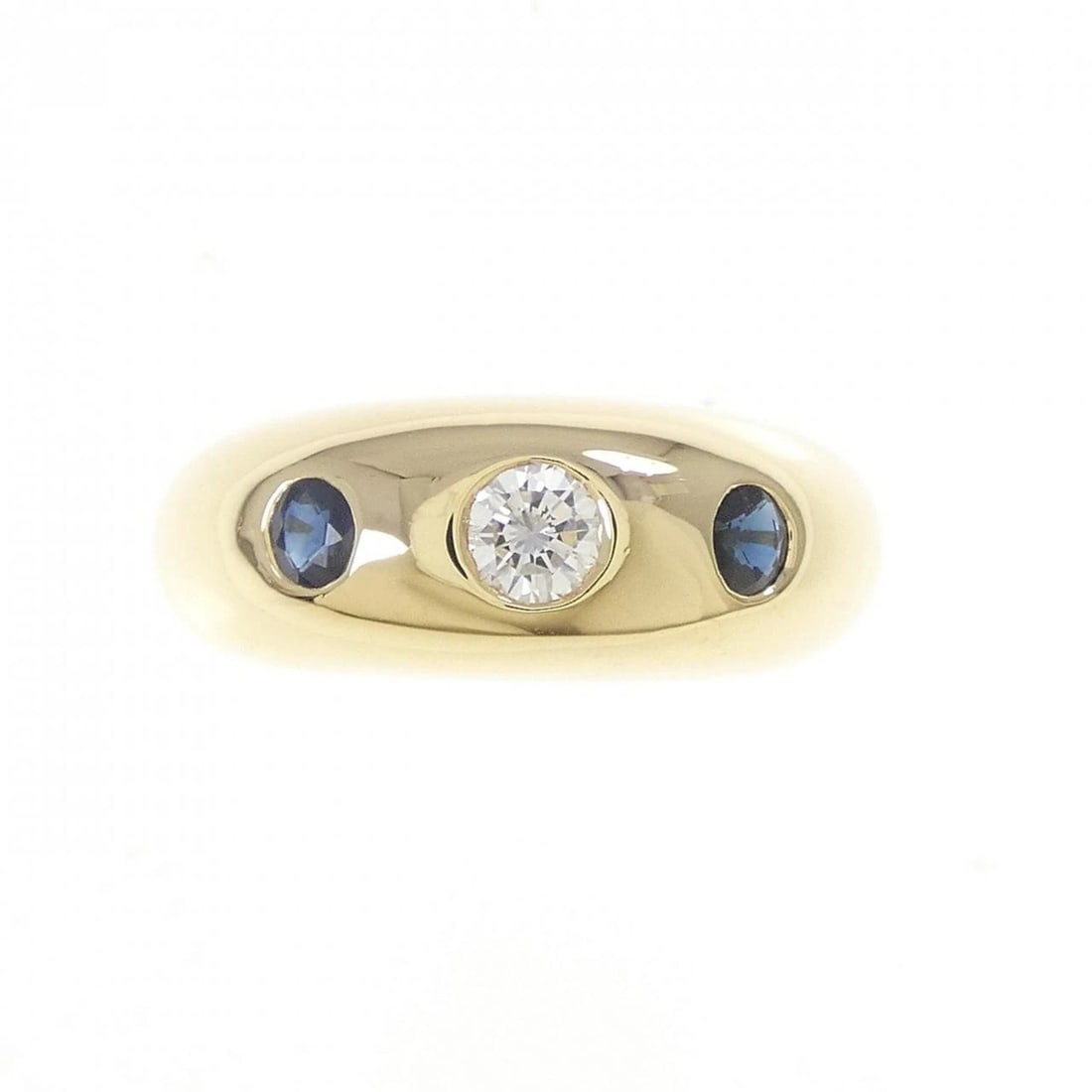 CARTIER MIMI RING: Cartier Mimi Ring Brand: CARTIER Type: Ring Material: 750 yellow gold, Main Stone/Creation SapphireSecondary Stone diamond Color: Yellow Gold Size: US 7(54) Accessories: None Accessories Notice: When