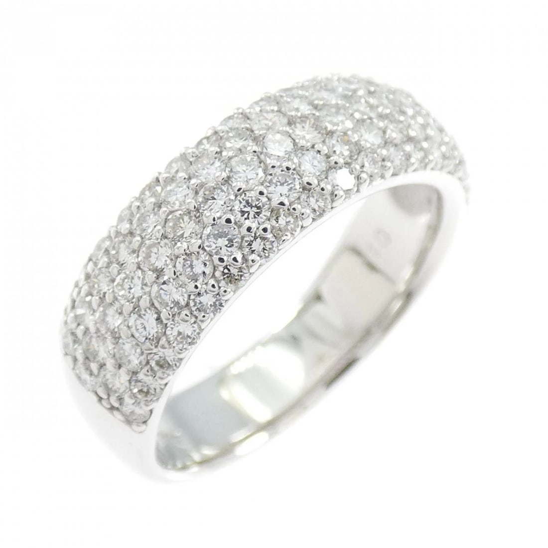 PONTE VECCHIO DIAMOND RING: Ponte Vecchio Diamond Ring Brand: Ponte Vecchio Type: Ring Material: K18 white gold, Main Stone/Creation Natural Color: white gold Size: US 6 Accessories: None Accessories Notice: When purchasing