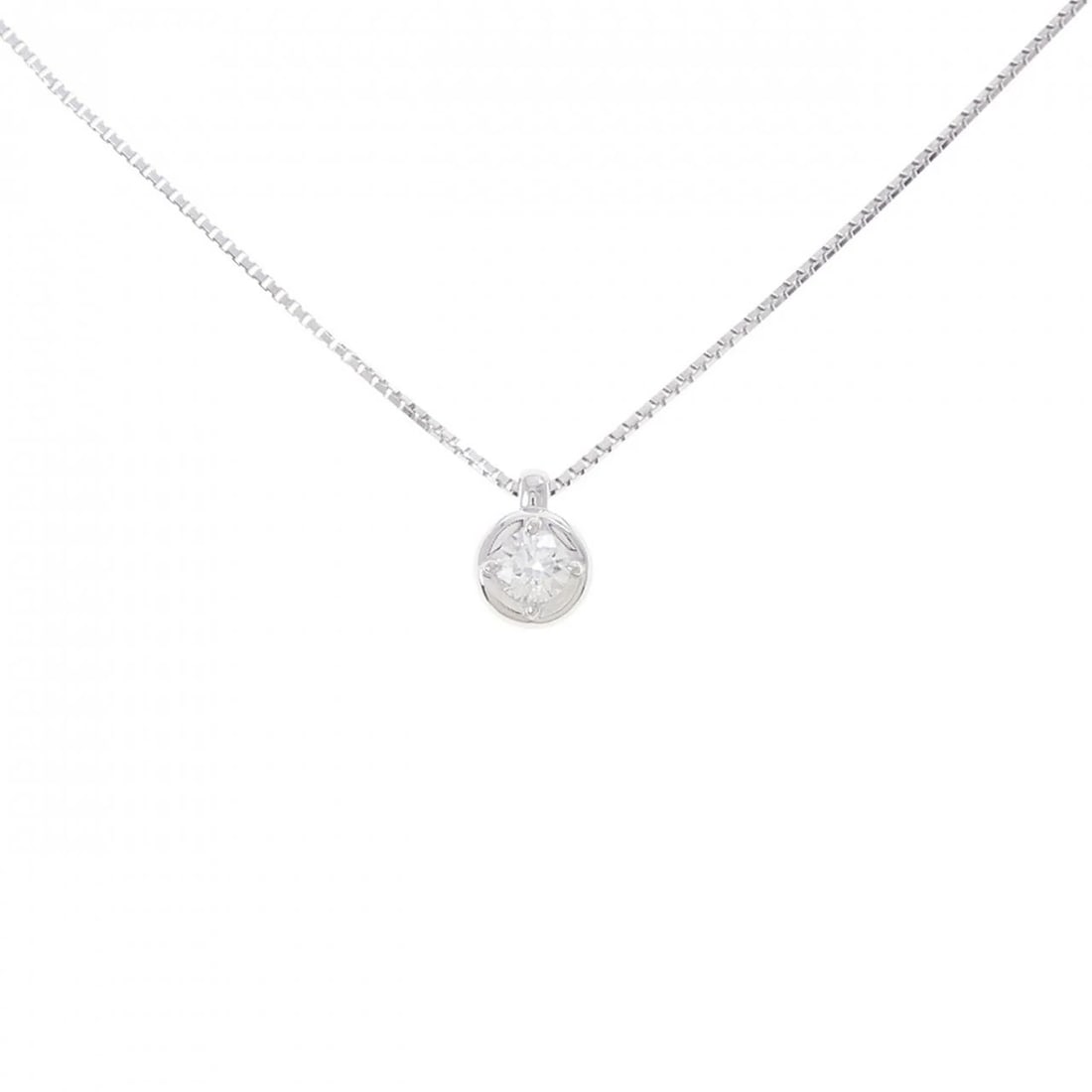 TASAKI DIAMOND NECKLACE: Tasaki Diamond Necklace Brand: TASAKI Type: Necklace Material: 750 White Gold/18K White Gold, Main Stone/Creation Natural Color: white gold Size: 45cm Pendant length approx. x width approx.: