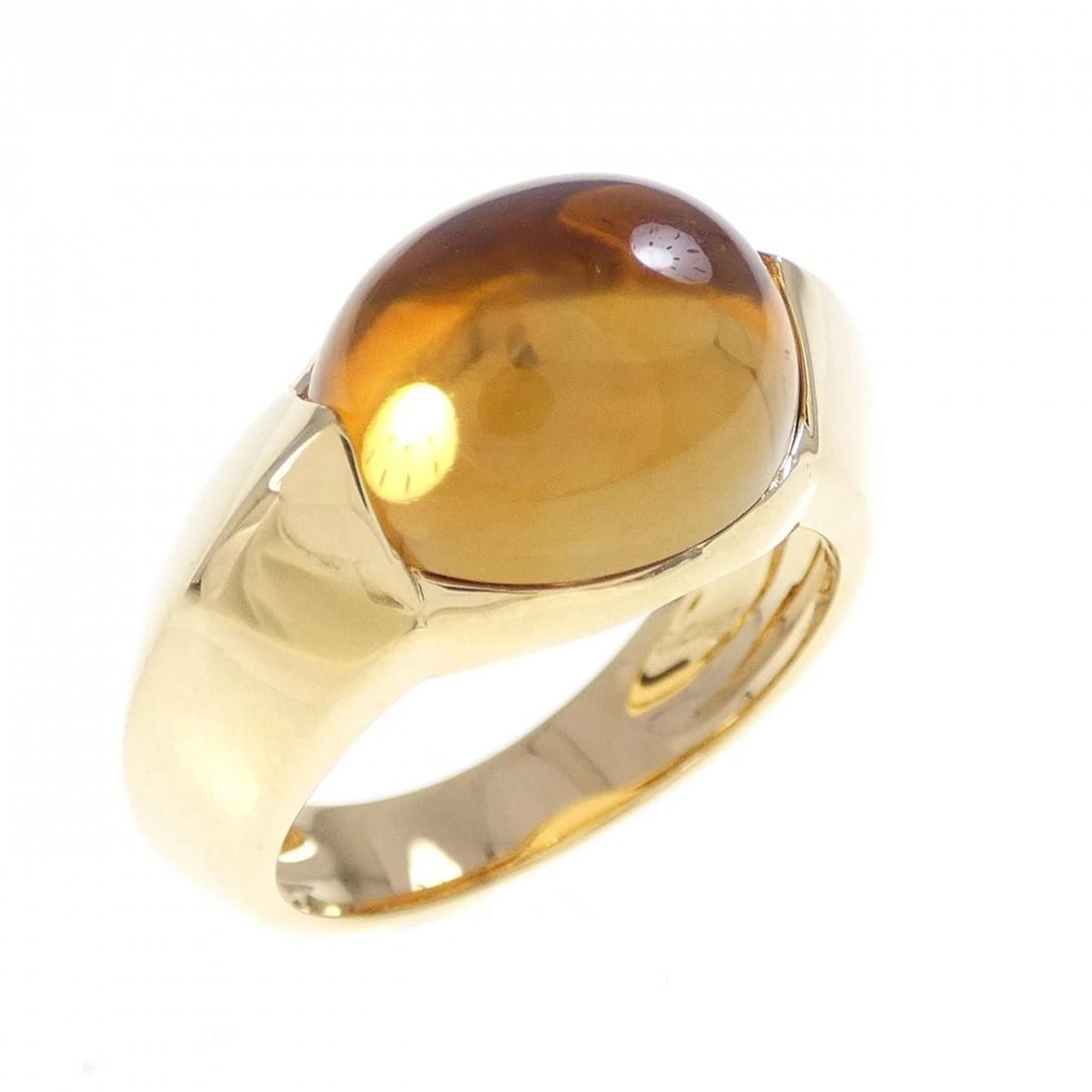 CHAUMET CITRINE RING: Chaumet Citrine Ring Brand: Chaumet Type: Ring Material: 750 yellow gold, Color: Yellow Gold Size: US 6 Accessories: None Accessories Notice: When purchasing pre-owned goods, please refer