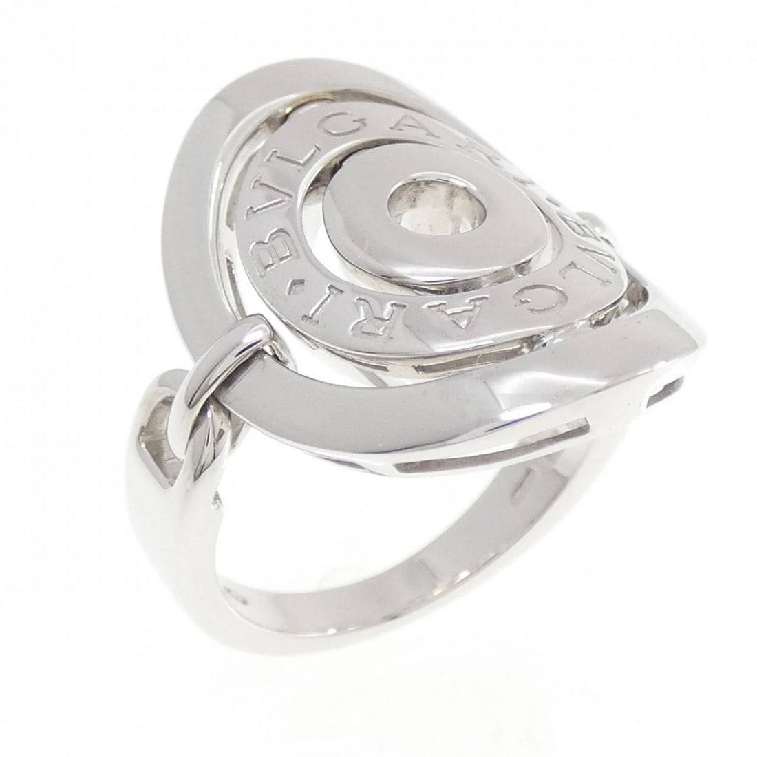 BVLGARI ASTRALE RING: Bvlgari Astrale Ring Brand: BVLGARI Type: Ring Material: 750 white gold, Color: White Gold Size: US 7 3/4 Accessories: None Accessories Notice: When purchasing pre-owned goods, please refer to the