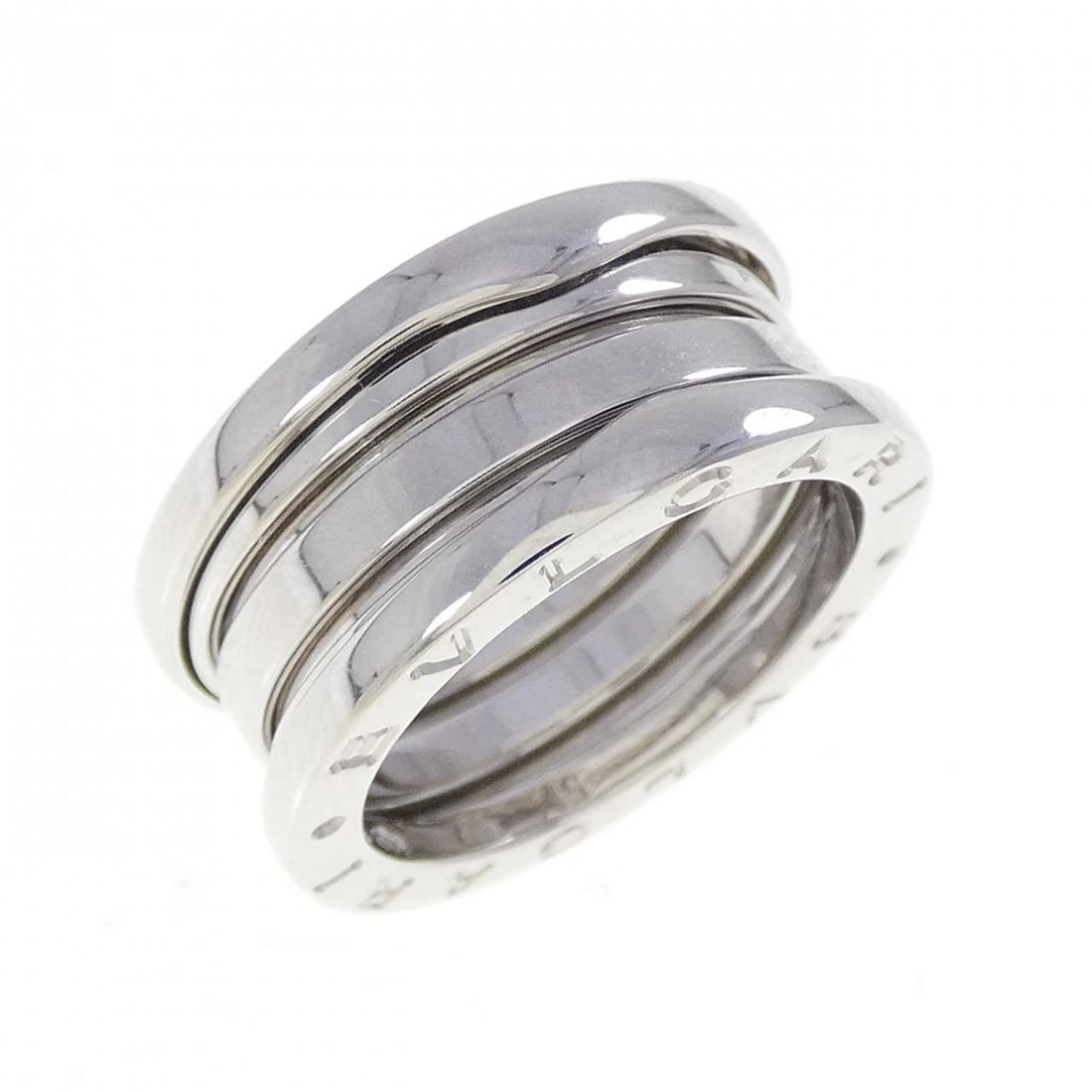 BVLGARI B.ZERO1 3-BAND RING: Bvlgari B.zero1 3-Band Ring Brand: BVLGARI Type: Ring Material: 750 white gold, Color: White Gold Size: US 5 3/4(51) Accessories: None Accessories Notice: When purchasing pre-owned goods, please
