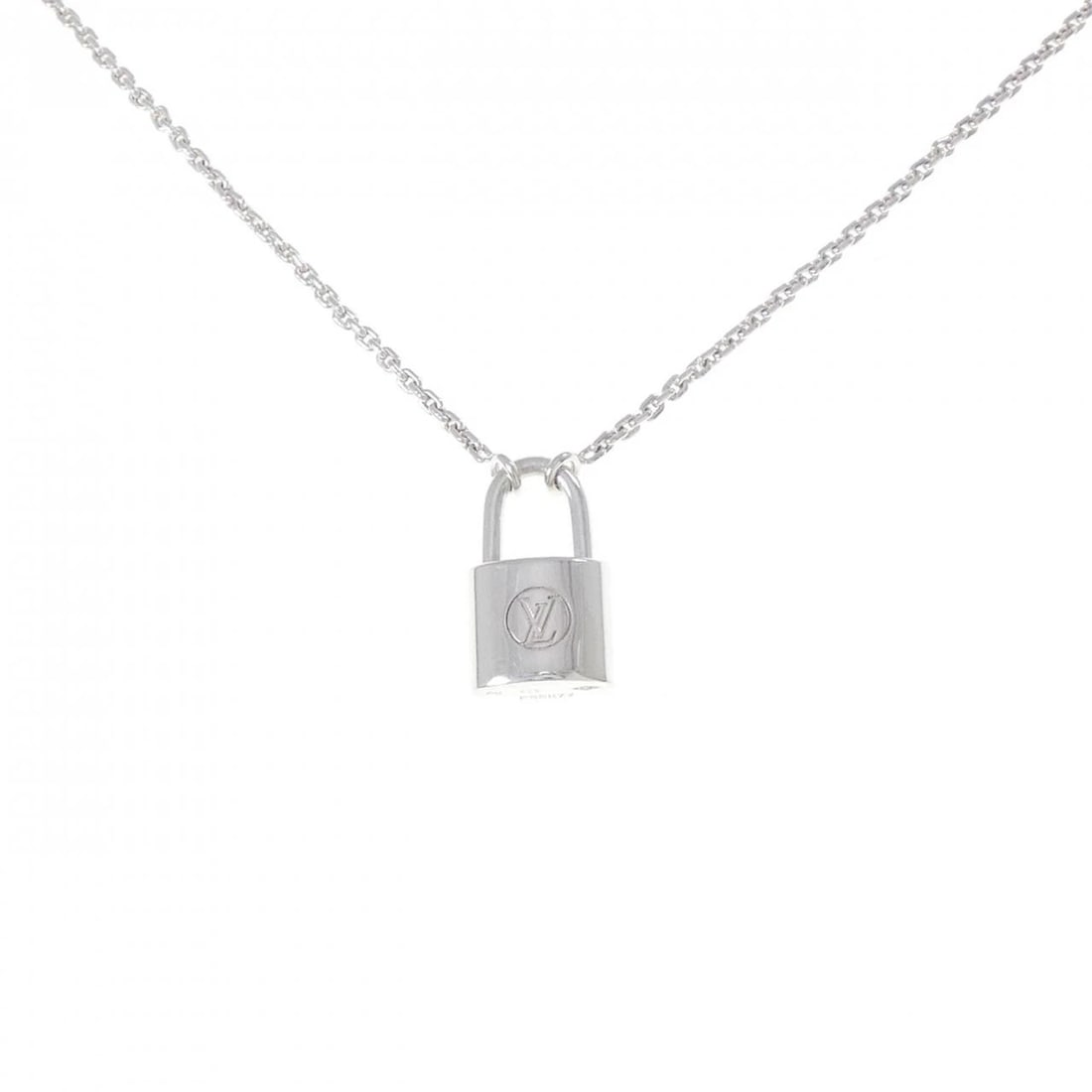 LOUIS VUITTON LOCKIT NECKLACE: Louis Vuitton Lockit Necklace Brand: LOUIS VUITTON Type: Necklace Material: 925Silver, Color: Silver Size: 50cm Actual Size Pendant length approx. x width approx.: 16.2mmx9.5mm Chain maximum width