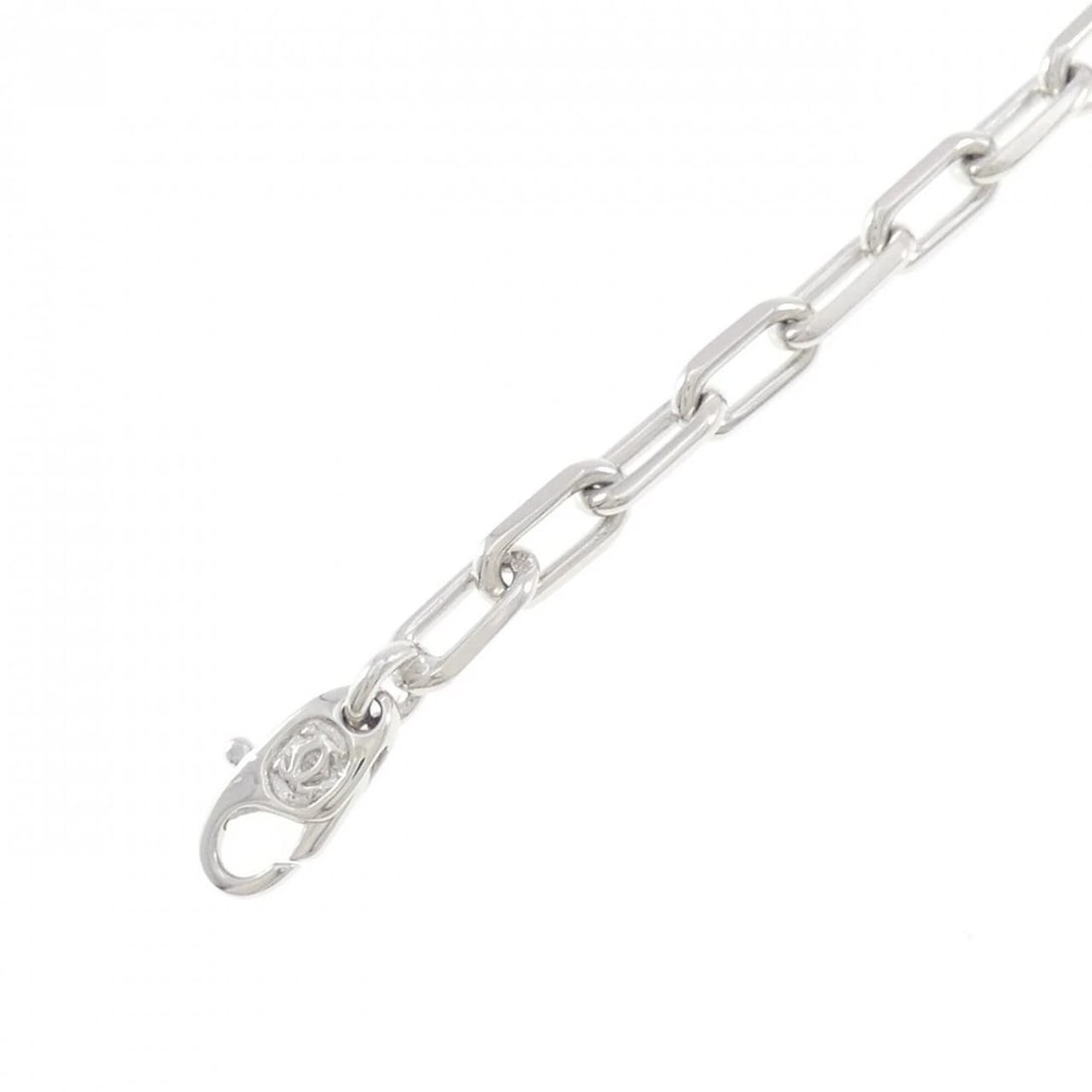 CARTIER SPARTACUS BRACELET: Cartier Spartacus Bracelet Brand: CARTIER Type: Bracelets Material: 750 white gold, Color: White Gold Size: 18.5cm Actual Size Max width approx.: 4.7mm Accessories: None Accessories Notice: When