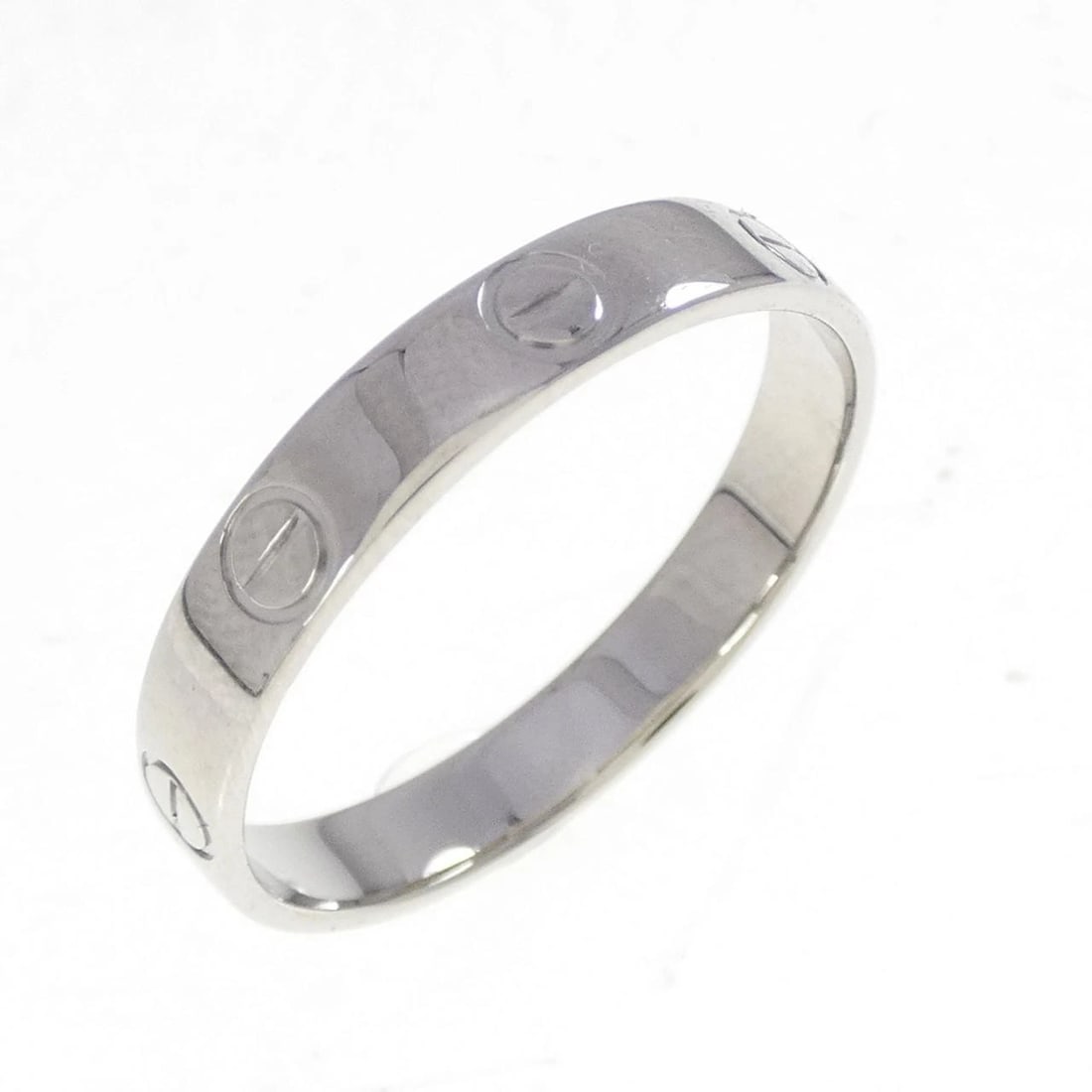 CARTIER MINI LOVE RING: Cartier Mini Love Ring Brand: CARTIER Type: Ring Material: 750 yellow gold, Color: Yellow Gold Size: US 5 1/4(50) Accessories: None Accessories Notice: When purchasing pre-owned goods, ple