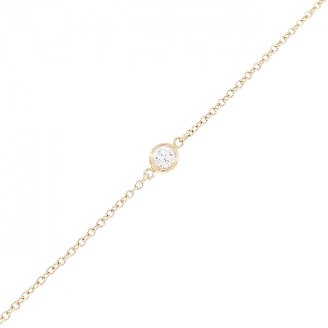 TIFFANY & CO. BY THE YARD BRACELET: TIFFANY & Co. By the Yard Bracelet Brand: TIFFANY&Co. Type: Bracelet Material: 750 yellow gold, Main Stone/Creation Natural Color: Yellow Gold Size: Actual Size Diameteraround: 3.7mmSize 17.5cm