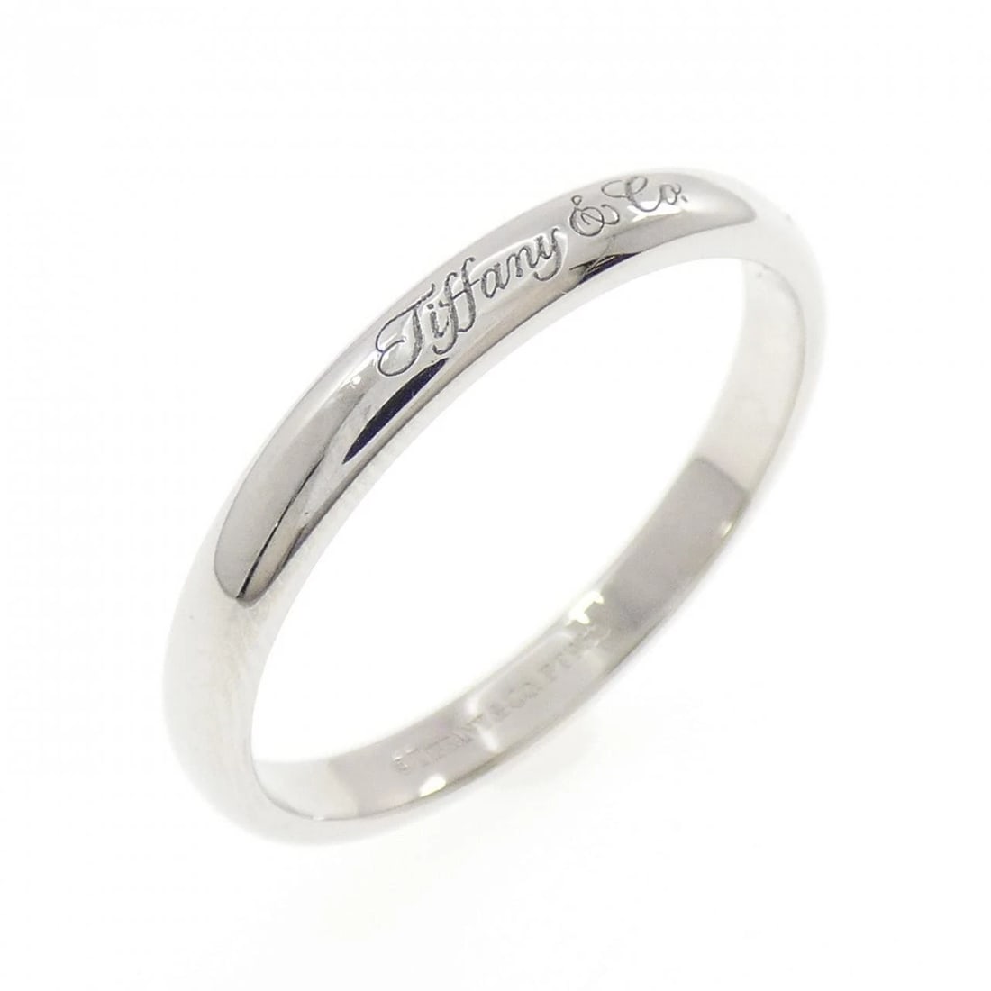 TIFFANY&CO. NOTES RING: TIFFANY&Co. Notes Ring Brand: TIFFANY&Co. Type: Ring Material: Platinum950, Color: Platinum Size: US 10 3/4 Accessories: None Accessories Notice: When purchasing pre-owned goods, please refer to the