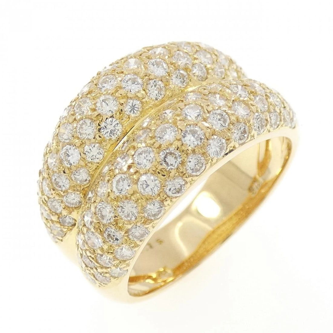 PONTE VECCHIO DIAMOND RING: Ponte Vecchio Diamond Ring Brand: Ponte Vecchio Type: Ring Material: K18 yellow gold, Main Stone/Creation Natural Color: Yellow Gold Size: US 5 1/4 Accessories: None Accessories Notice: When