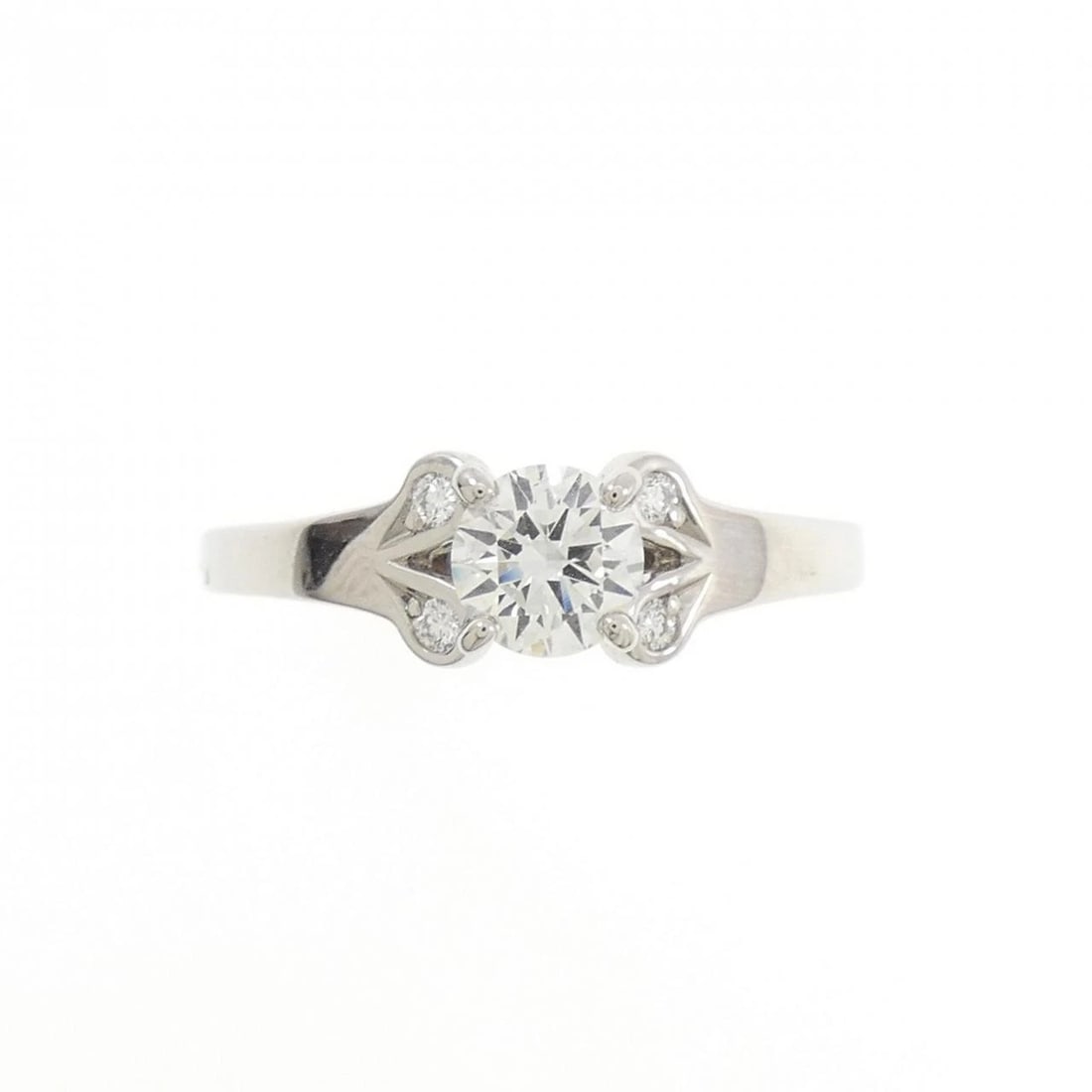 CARTIER BALLERINA RING: Cartier Ballerina Ring Brand: CARTIER Type: ring Material: Platinum950, Main Stone/Creation Natural Color: White Size: US 5 1/2(51) Accessories: None Accessories Notice: When purchasing pr