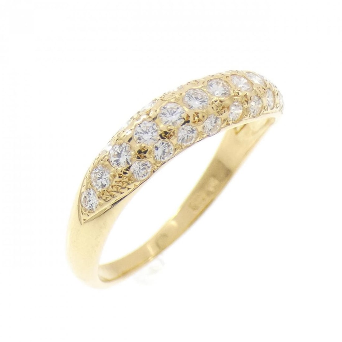 MIKIMOTO DIAMOND RING: Mikimoto Diamond Ring Brand: MIKIMOTO Type: Ring Material: 18K Yellow Gold, Main Stone/Creation Natural Color: Yellow Gold Size: US 5.25 Accessories: None Accessories Notice: When purchasing