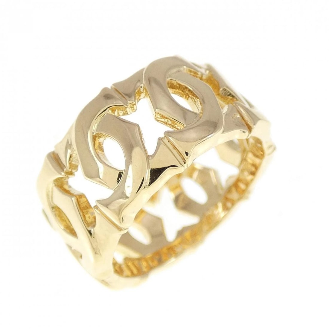 CARTIER ENTRELACES SMALL RING: Cartier Entrelaces small ring Brand: CARTIER Type: Ring Material: K18 white gold, Main Stone/Creation Natural Color: White Gold Size: US 5 3/4 Accessories: None Accessories Notice: When purchasing