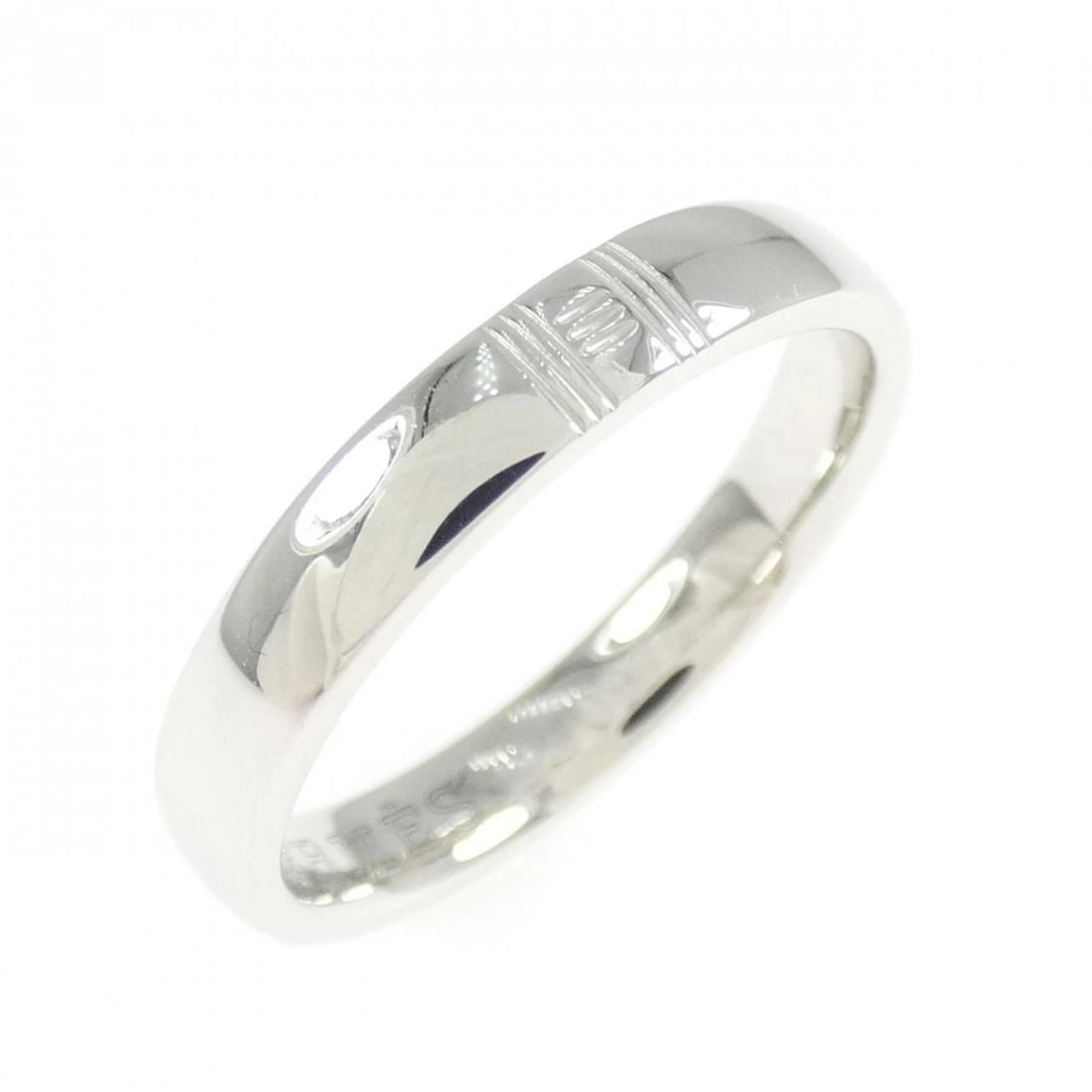 HERMES 750WG RING: Hermes 750WG ring Brand: HERMES Type: Ring Material: 750 white gold, Color: White Gold Size: US 5 Accessories: None Accessories Notice: When purchasing pre-owned goods, please refer to the photos of