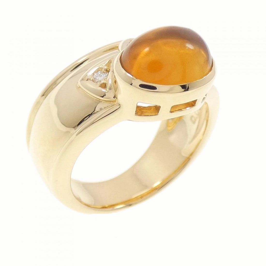 TASAKI CITRINE RING: Tasaki Citrine Ring Brand: TASAKI Type: Ring Material: K18 yellow gold, Color: Yellow Gold Size: US 5 3/4 Accessories: None Accessories Notice: When purchasing pre-owned goods, please refer to the