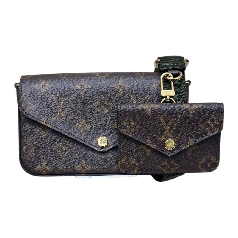 LOUIS VUITTON MULTI POCHETTE FELICIE SHOULDER BAG: LOUIS VUITTON Multi Pochette Felicie Shoulder Bag Brand: LOUIS VUITTON Type: Shoulder Bag Material: PVC Color: Brown Size: W17cm x H10cmx D3.5cm W6.7 x H3.9x D1.4inch Accessories: None Accessories