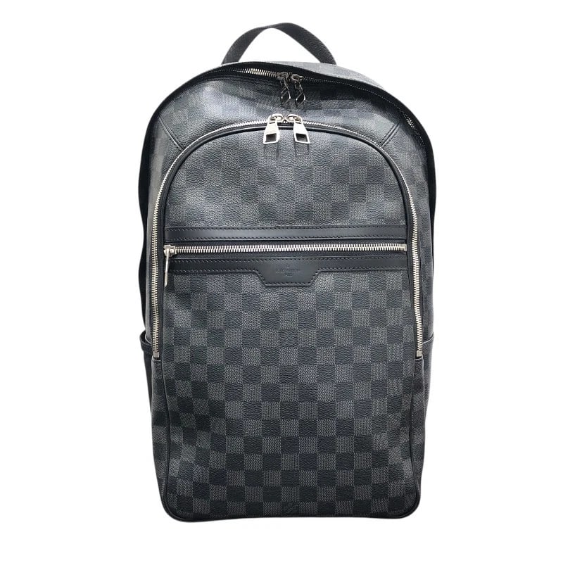 LOUIS VUITTON MICHAEL BACKPACK: LOUIS VUITTON Michael Backpack Brand: LOUIS VUITTON Type: Backpack Â· Daypack Material: Damier Grafitte Color: black Size: W24cm x H43cmx D17cm W9.4 x H16.9x D6.7inch Accessories: None Acc