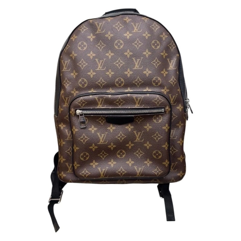 LOUIS VUITTON JOSH BACKPACK: LOUIS VUITTON Josh Backpack Brand: LOUIS VUITTON Type: Backpack Â· Daypack Material: PVC leather Color: Monogram Macasa Size: W30cm x H38cmx D13cm W11.8 x H15.0x D5.1inch Accessories: None