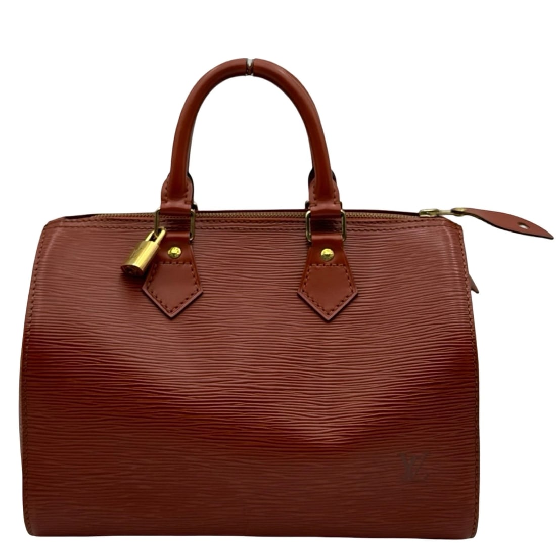 LOUIS VUITTON SPEEDY 25 BOSTON BAG: LOUIS VUITTON Speedy 25 Boston bag Brand: LOUIS VUITTON Type: Boston bag Material: Epi Color: Kenya Brown Size: W27.5cm x H18.5cmx D15cm W10.8 x H7.3x D5.9inch Accessories: None Accessorie