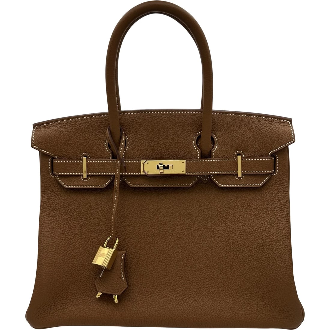 HERMES BIRKIN 30 HANDBAG: HERMES Birkin 30 Handbag Brand: HERMES Type: Handbag Material: Togo Color: Gold Gold Hardware Size: W29cm x H24cmx D15.5cmW11.4 x H9.4x D6.1inch Accessories: None Accessories Notice: When