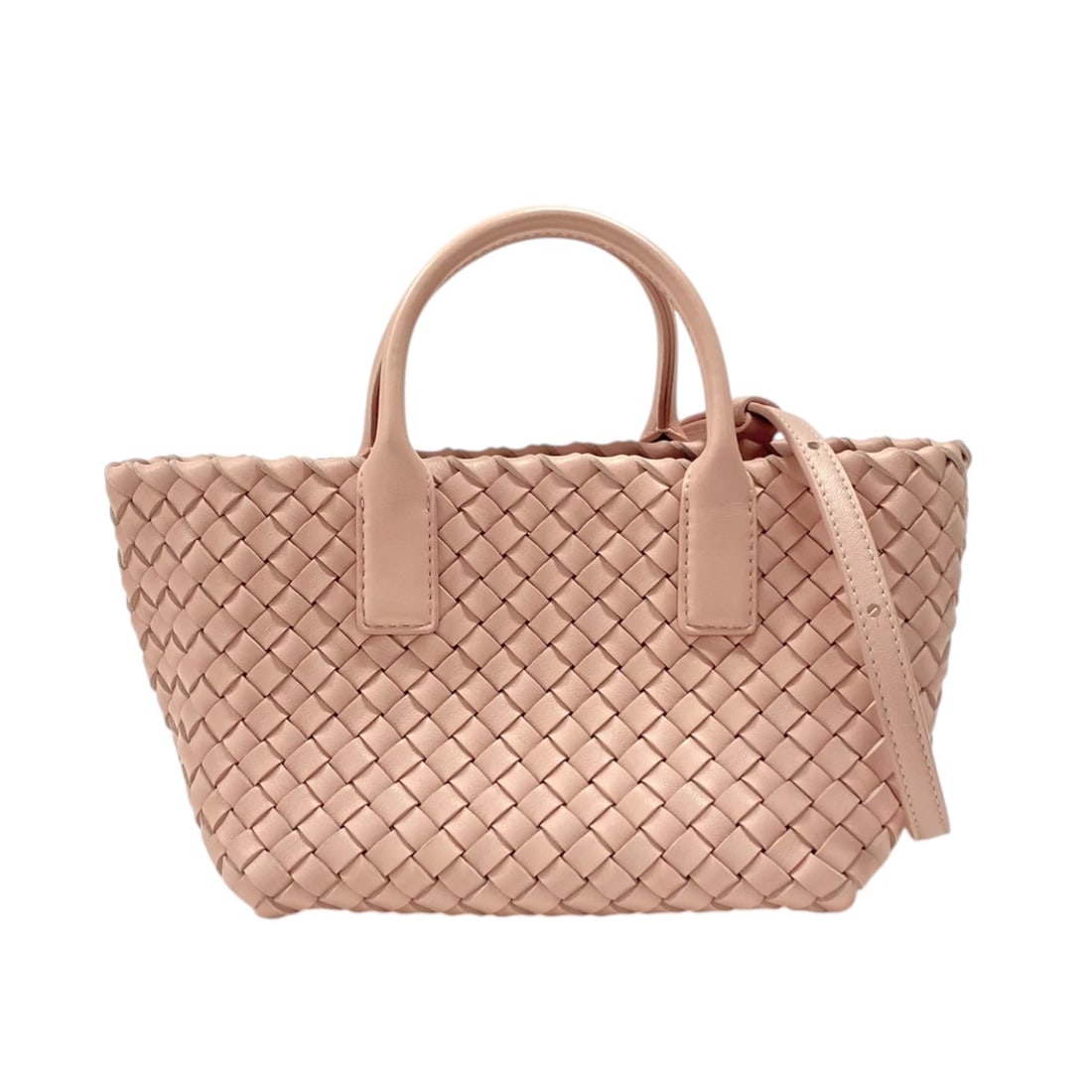 BOTTEGA VENETA MINI HIPPO HANDBAG: BOTTEGA VENETA mini hippo Handbag Brand: BOTTEGA VENETA Type: Handbag Material: leather Color: pink beige Size: W18-28cm x H15cmx D13cm W7.1 x H5.9x D5.1inch Accessories: None Accessories