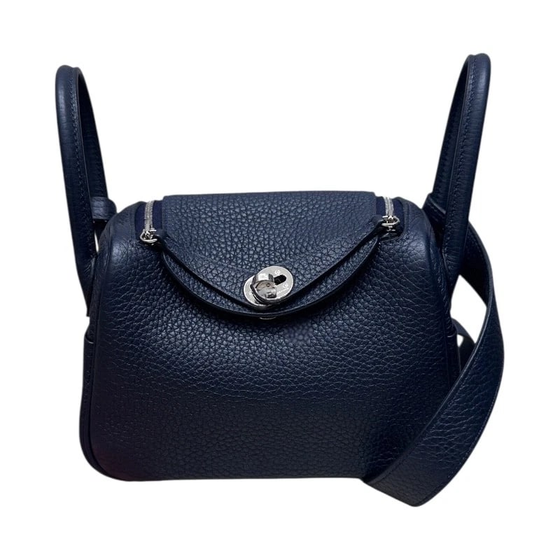 HERMES LINDY MINI SHOULDER BAG: HERMES Lindy mini Shoulder Bag Brand: HERMES Type: Shoulder Bag Material: Taurillon Clemence Color: Bruny Size: W19.5cm x H13cmx D10cm W7.7 x H5.1x D3.9inch Accessories: None Accessories N
