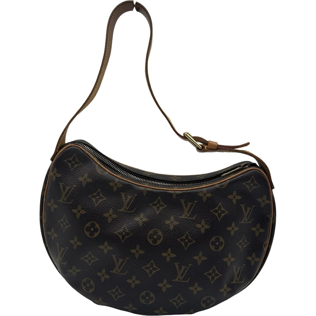 LOUIS VUITTON CROISSANT MM SHOULDER BAG: LOUIS VUITTON Croissant MM Shoulder Bag Brand: LOUIS VUITTON Type: Shoulder Bag Material: Monogram Color: Brown Size: W33cm x H20cmx D2.5cmW13.0 x H7.9x D1.0inch Accessories: None Accessories Notice:
