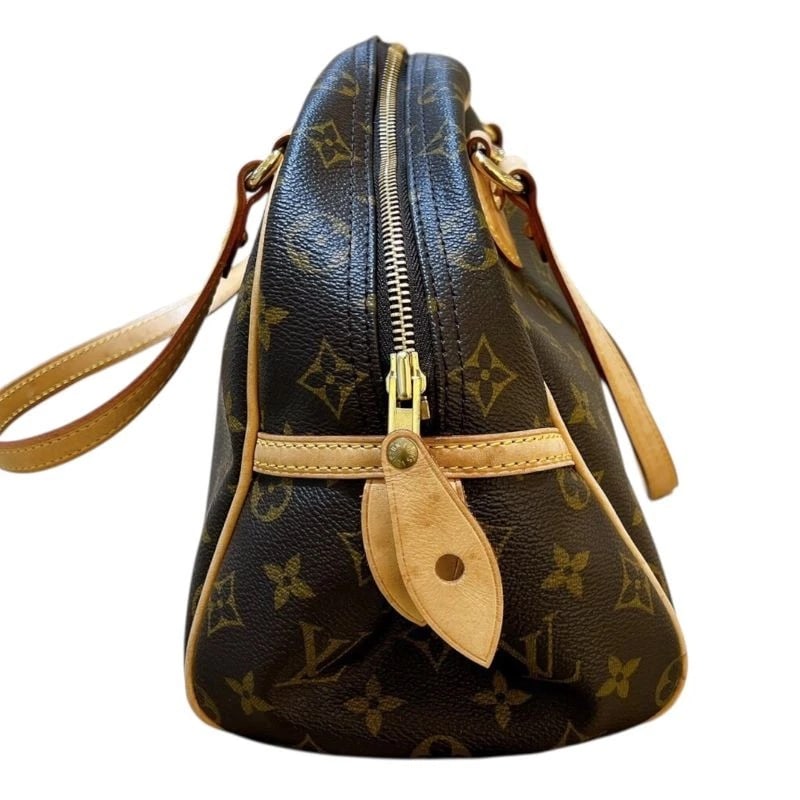 LOUIS VUITTON MONTORGUEIL PM HANDBAG: LOUIS VUITTON Montorgueil PM Handbag Brand: LOUIS VUITTON Type: Handbag Material: Monogram canvas Color: Brown Size: W33cm x H20cmx D17cm W13.0 x H7.9x D6.7inch Accessories: None Accessories Notice: